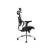 Equip Ergonominė Premium biuro kėdė su galvos atrama ir porankiais, pilka