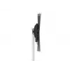 Grindinis TV stovas EQUIP 650614 37–86 colių ekranams, iki 45 kg, VESA 100x100–600x400, aukštis 900–1100 mm, pakreipimas -10° iki 5°, sidabrinis