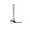 Grindinis TV stovas EQUIP 650614 37–86 colių ekranams, iki 45 kg, VESA 100x100–600x400, aukštis 900–1100 mm, pakreipimas -10° iki 5°, sidabrinis