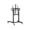Equip mobilus motorizuotas LFD vežimėlis 55-100 colių, 2.54 m (100 col.), 200 x 200 mm, 800 x 600 mm, -10 - 5°, aliuminis, plastikas, nerūdijantis plienas, juoda