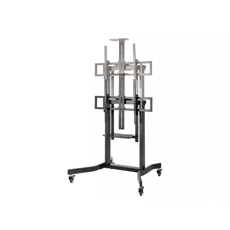 Equip mobilus motorizuotas LFD vežimėlis 55-100 colių, 2.54 m (100 col.), 200 x 200 mm, 800 x 600 mm, -10 - 5°, aliuminis, plastikas, nerūdijantis plienas, juoda