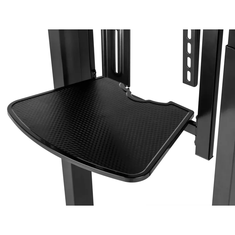 Equip mobilus motorizuotas LFD vežimėlis 55-100 colių, 2.54 m (100 col.), 200 x 200 mm, 800 x 600 mm, -10 - 5°, aliuminis, plastikas, nerūdijantis plienas, juoda