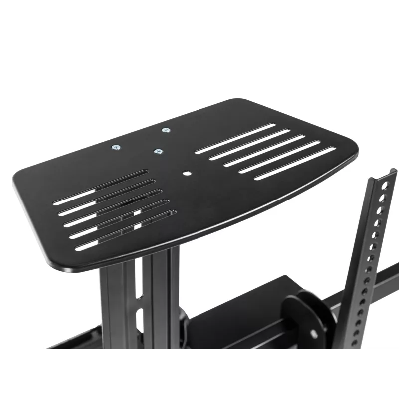 Equip mobilus motorizuotas LFD vežimėlis 55-100 colių, 2.54 m (100 col.), 200 x 200 mm, 800 x 600 mm, -10 - 5°, aliuminis, plastikas, nerūdijantis plienas, juoda
