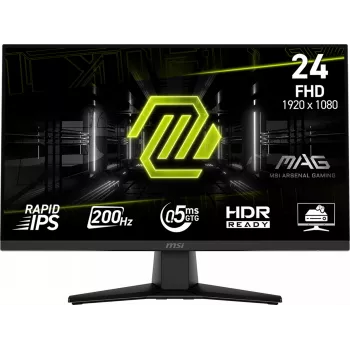 Monitorius MSI MAG 242F 60,5 cm (23,8 colio) 1920 x 1080 pikselių Full HD LCD juodas