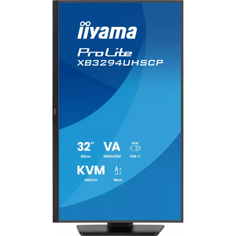 Monitorius iiyama ProLite XB3294UHSCP-B1 80 cm (31.5 colio) 3840 x 2160 pikselių 4K Ultra HD juodas