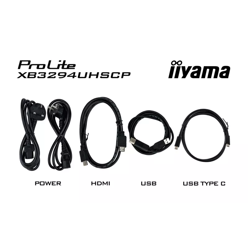 Monitorius iiyama ProLite XB3294UHSCP-B1 80 cm (31.5 colio) 3840 x 2160 pikselių 4K Ultra HD juodas