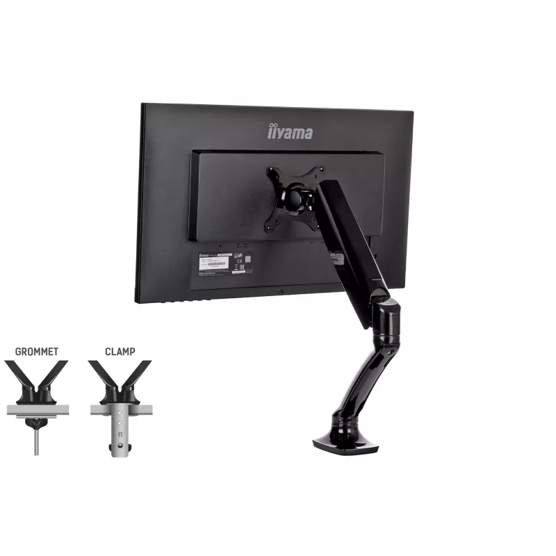 iiyama DS3001C-B1 monitor laikiklis / stovas 68,6 cm (27 col.) stalas Juoda