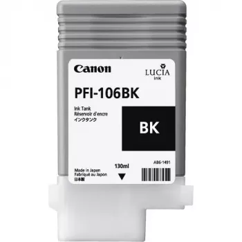 Canon PFI-106 BK rašalinė kasetė 1 vnt. Originali fotoduona