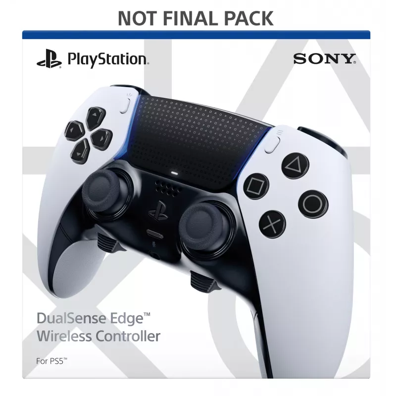 Sony DualSense Edge belaidis valdiklis, juodas/baltas, Bluetooth, PS5