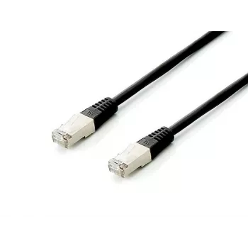 Equip Cat.6A Platinum S/FTP Patch Laidas, Juodas, 5,0 m, 5 vnt./rinkinyje