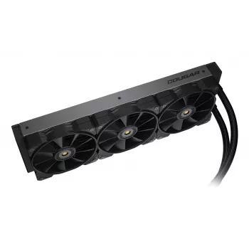 COUGAR CPU vandens aušinimas Poseidon-GT 360, ARGB, juodas, skysčio aušinimo rinkinys, 12 cm
