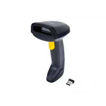 Equip Wireless 2D dviejų režimų brūkšninių kodų skaitytuvas su stovu, 2,4 GHz + Bluetooth