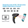 Equip Wireless 2D dviejų režimų brūkšninių kodų skaitytuvas su stovu, 2,4 GHz + Bluetooth