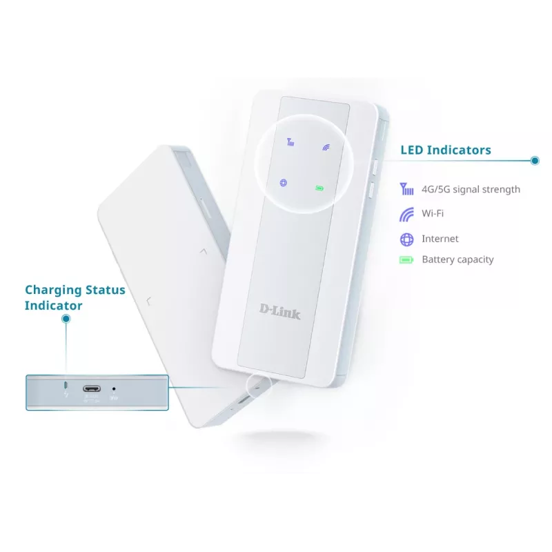 5G NR AX1800 Wi-Fi 6 mobilusis modeminis maršrutizatorius D-Link