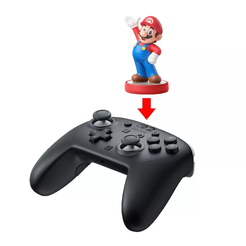 Nintendo Switch 2 Pro Controller Black Bluetooth Gamepad Analoginis / Skaitmeninis Nintendo Switch 2