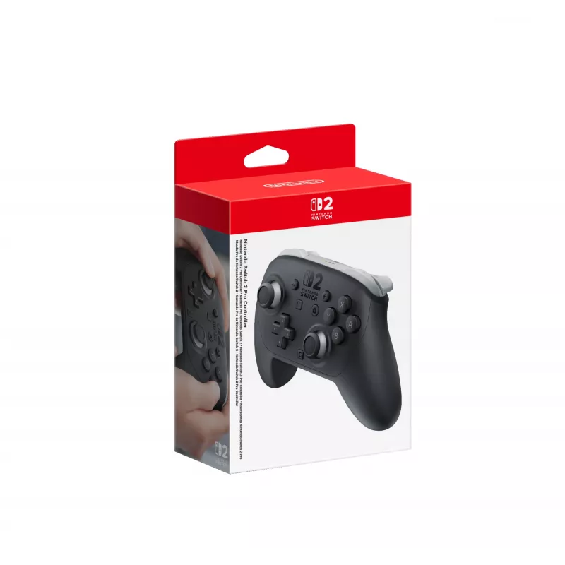 Nintendo Switch 2 Pro Controller Black Bluetooth Gamepad Analoginis / Skaitmeninis Nintendo Switch 2