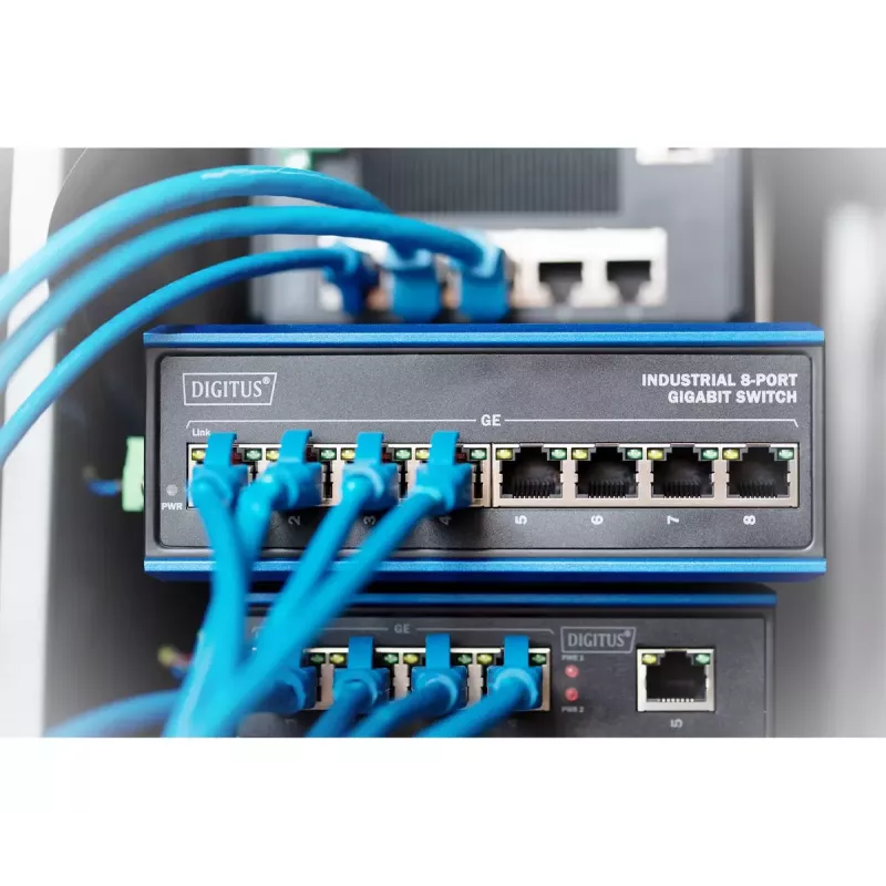 Nevaldytas jungiklis Digitus DN-651119 8 prievadų Gigabit Ethernet