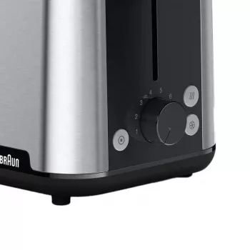 Braun HT101BI-HT1510BK 8 2 pjūviai 900 W Juoda, Nerūdijantis plienas
