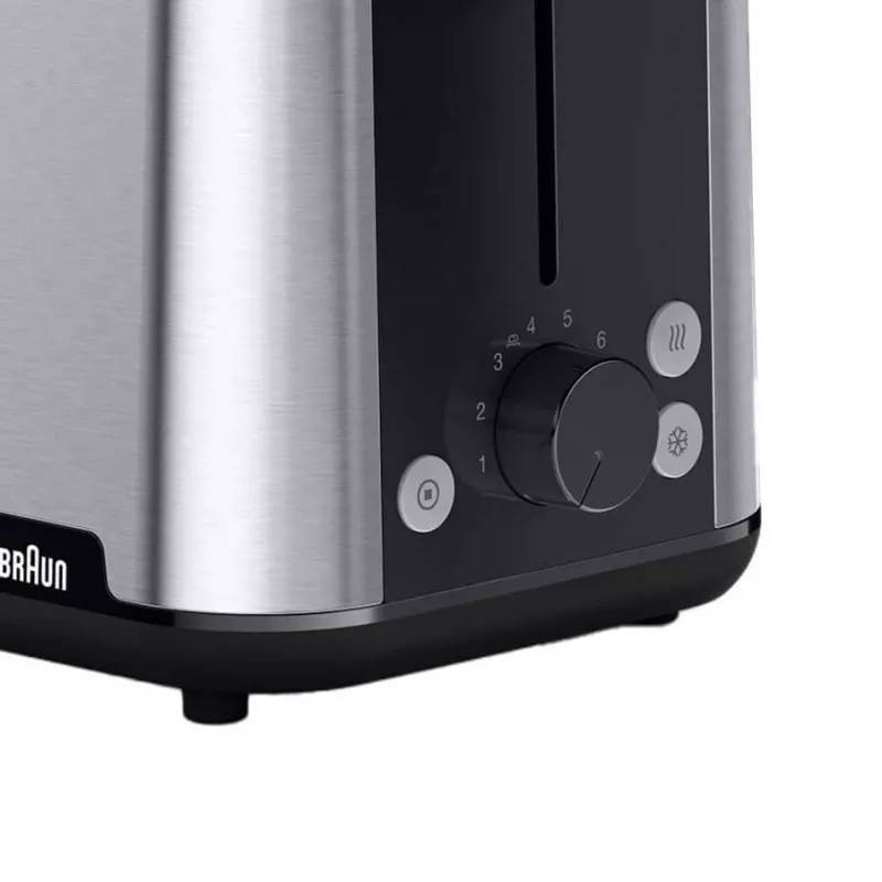 Braun HT101BI-HT1510BK 8 2 pjūviai 900 W Juoda, Nerūdijantis plienas