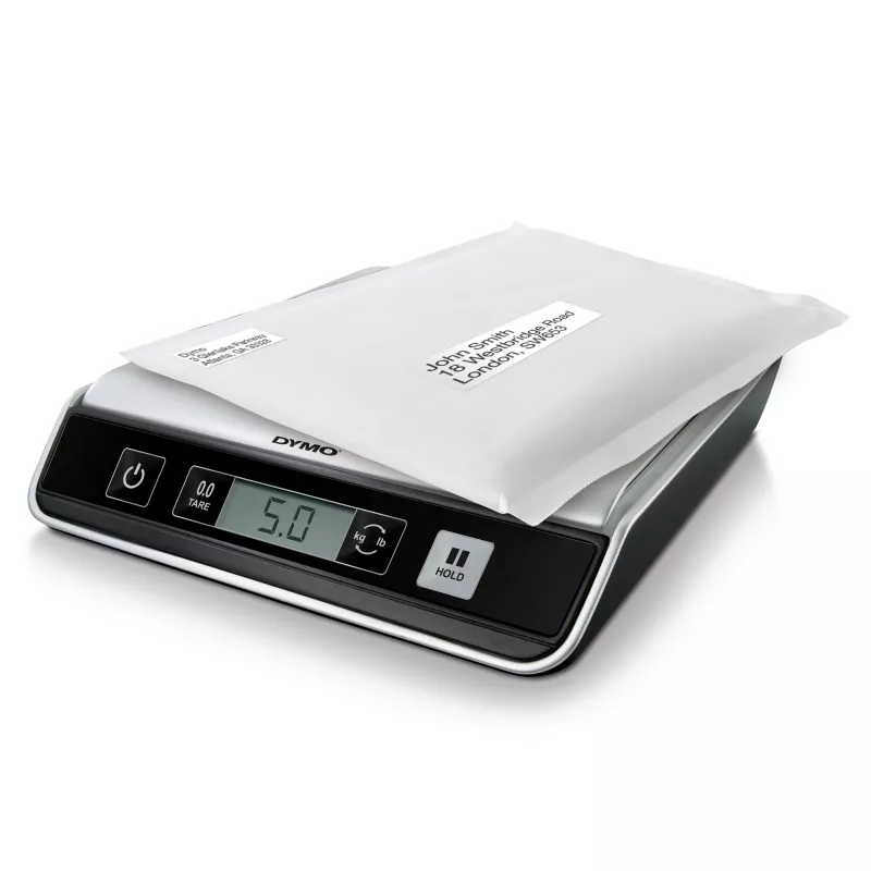 DYMO M10 Skaitmeninės siuntų svarstyklės | iki 10 kg talpa | 20 cm x 20 cm