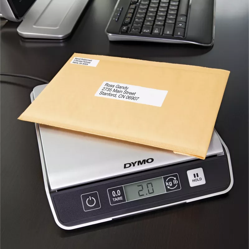 DYMO M10 Skaitmeninės siuntų svarstyklės | iki 10 kg talpa | 20 cm x 20 cm
