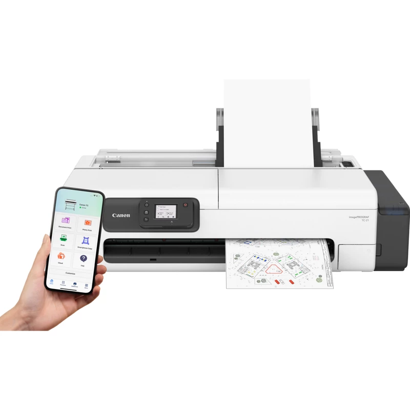 Canon imagePROGRAF TC-21 didelio formato spausdintuvas, rašalinis, 2400 x 1200 DPI, A1, Wi-Fi, Ethernet