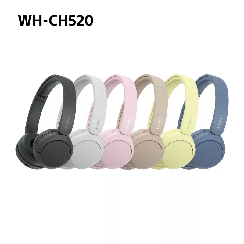 Sony WHCH520P.CE7 belaidės ausinės, 20-20000 Hz, skambučiai/muzika, 147 g, rožinė