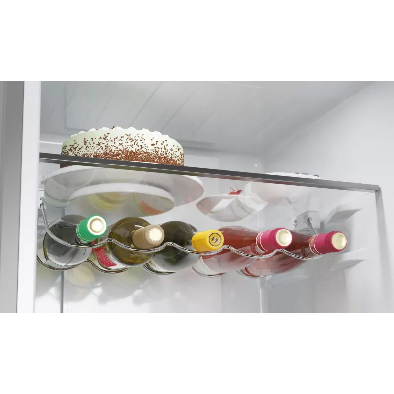 Šaldytuvas Haier 3D 60 Serie 5 HTW5620DNMG, 414 L, No Frost, sidabrinis