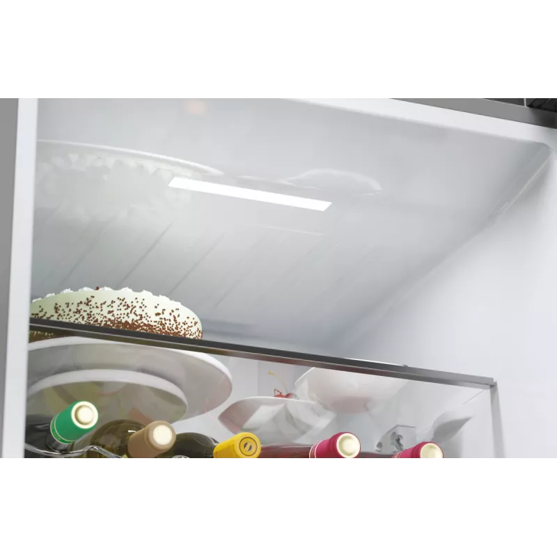 Šaldytuvas Haier 3D 60 Serie 5 HTW5620DNMG, 414 L, No Frost, sidabrinis