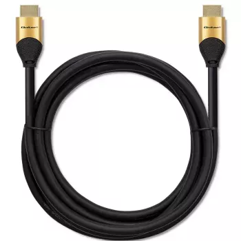 HDMI kabelis QOLTEC 50354 1 m — HDMI A tipo į A tipą, 48 Gbit/s, 7680×4320, 240 Hz, 30AWG, PVC apvalkalas, juodas