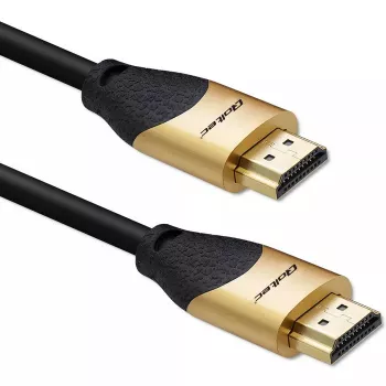 HDMI kabelis QOLTEC 50354 1 m — HDMI A tipo į A tipą, 48 Gbit/s, 7680×4320, 240 Hz, 30AWG, PVC apvalkalas, juodas