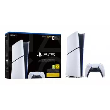 Sony PlayStation 5 Digital Edition (Slim) 825 GB Wi-Fi juoda, balta