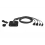 ATEN 2-Port USB FHD HDMI KVM jungiklis, 1920 x 1200 pikselių, Full HD, 1,518 W, juodas
