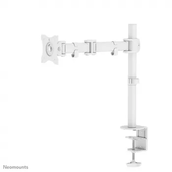 Neomounts NM-D135WHITE Monitorio rankena 10-30 colių, Spaustuvas/Grommet, 8 kg, 25,4 cm (10 col.), 76,2 cm (30 col.), 100 x 100 mm, Balta