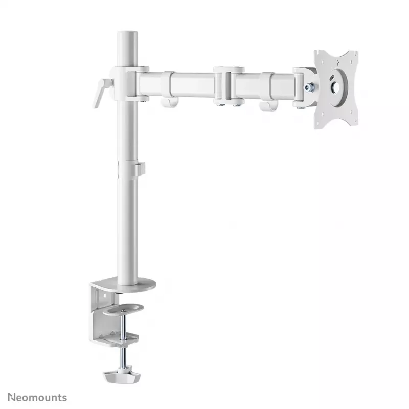 Neomounts NM-D135WHITE Monitorio rankena 10-30 colių, Spaustuvas/Grommet, 8 kg, 25,4 cm (10 col.), 76,2 cm (30 col.), 100 x 100 mm, Balta
