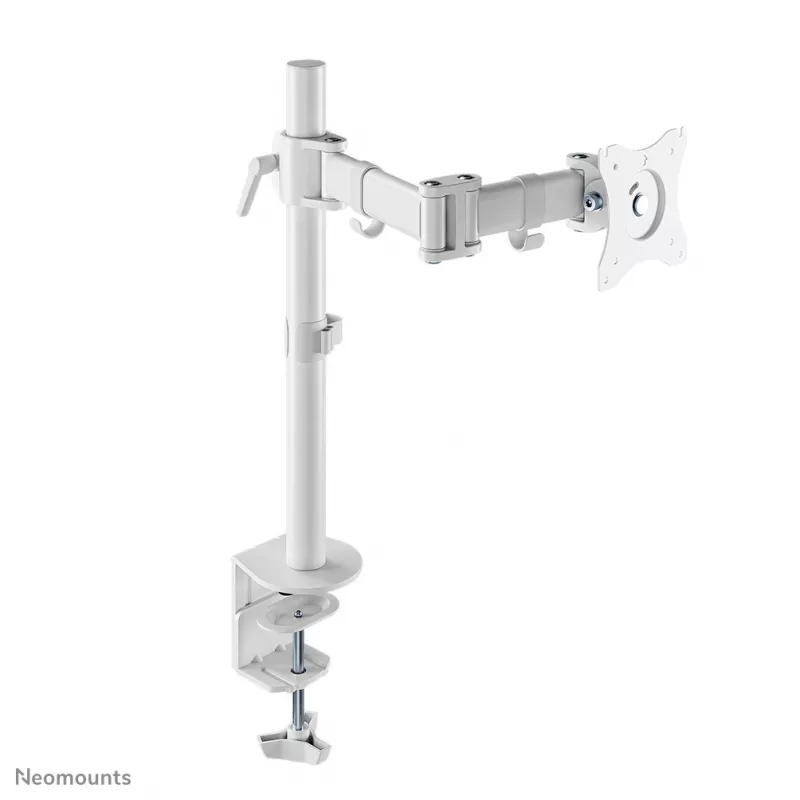 Neomounts NM-D135WHITE Monitorio rankena 10-30 colių, Spaustuvas/Grommet, 8 kg, 25,4 cm (10 col.), 76,2 cm (30 col.), 100 x 100 mm, Balta