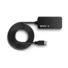 Lindy 43159 USB 3.0 aktyvus ilginamasis Pro šakotuvas, 4 prievadų, USB 3.2 Gen 1 (5 Gbit/s), USB-A, 10 m, juodas