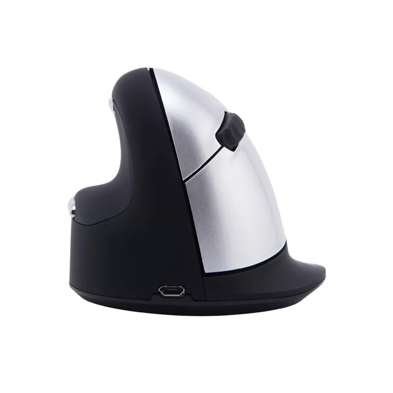 R-Go Tools Ergonomiška pelė R-Go HE Break su pertraukų programine įranga, didelė (rankos dydis ≥ 185 mm), kairiarankiams, Bluetooth, juoda