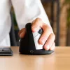 R-Go Tools Ergonomiška pelė R-Go HE Break su pertraukų programine įranga, didelė (rankos dydis ≥ 185 mm), kairiarankiams, Bluetooth, juoda