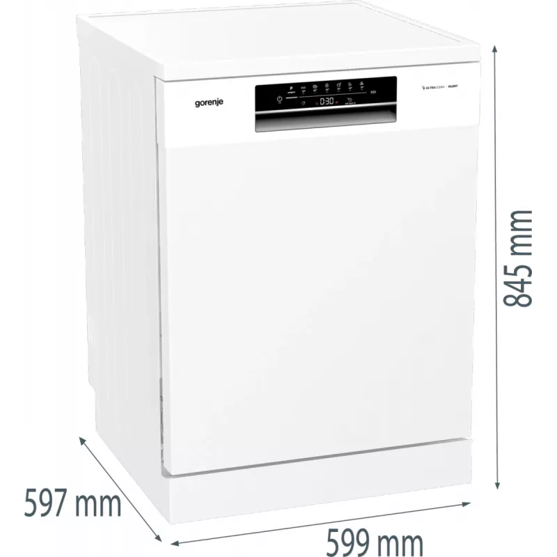 Gorenje GS642E90W Laisvai pastatoma indaplovė, 13 komplektų