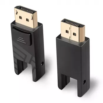 Lindy 10 m pluoštinė optinė hibridinė Mini DisplayPort 1.4 laidas su nuimamomis DP jungtimis