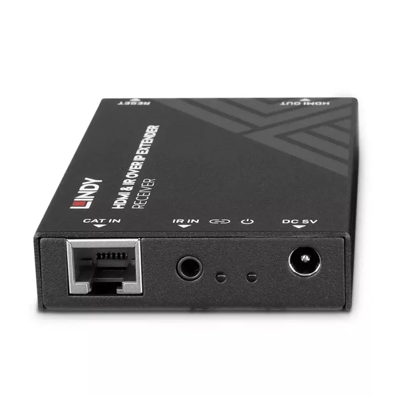 AV imtuvas Lindy HDMI ir IR per IP tinklo imtuvas 1920x1080