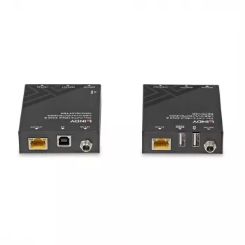 Lindy 70m Cat.6 HDMI 4K60, USB ir Audio KVM prailgintuvas