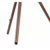 Manhattan 461795 judamas TV stovas su trikoje atramomis, nešiojamas, 45–65 col. (114,3–165,1 cm), maks. 32 kg, aliuminis, plienas, riešutmedis, juodas ir rudas