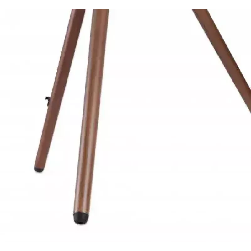 Manhattan 461795 judamas TV stovas su trikoje atramomis, nešiojamas, 45–65 col. (114,3–165,1 cm), maks. 32 kg, aliuminis, plienas, riešutmedis, juodas ir rudas