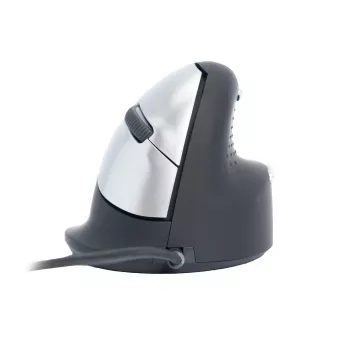 Ergonominė pelė R-Go HE Break su pertraukų programine įranga, didelė (rankos dydis ≥ 185 mm), dešinei rankai, laidinė, juoda