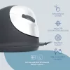 Ergonominė pelė R-Go HE Break su pertraukų programine įranga, didelė (rankos dydis ≥ 185 mm), dešinei rankai, laidinė, juoda