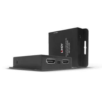 Lindy 70m Cat.6 HDMI 4K30 IR prailgintuvas su PoC ir Loop Out