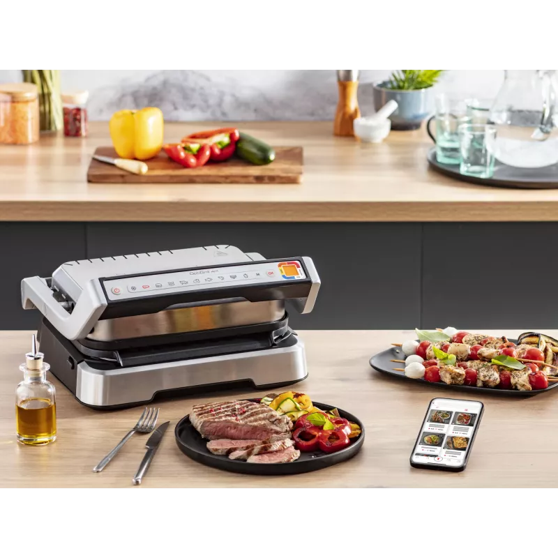 Kontaktinė grilio keptuvė Tefal OptiGrill 4in1 GC774D Nerūdijantis plienas 2100W