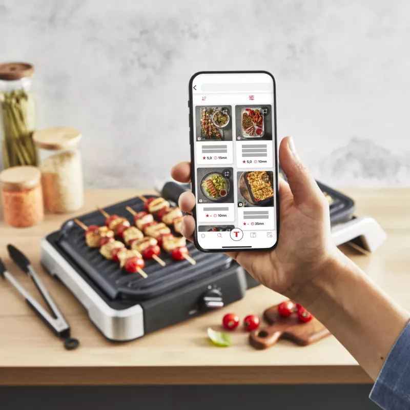 Kontaktinė grilio keptuvė Tefal OptiGrill 4in1 GC774D Nerūdijantis plienas 2100W